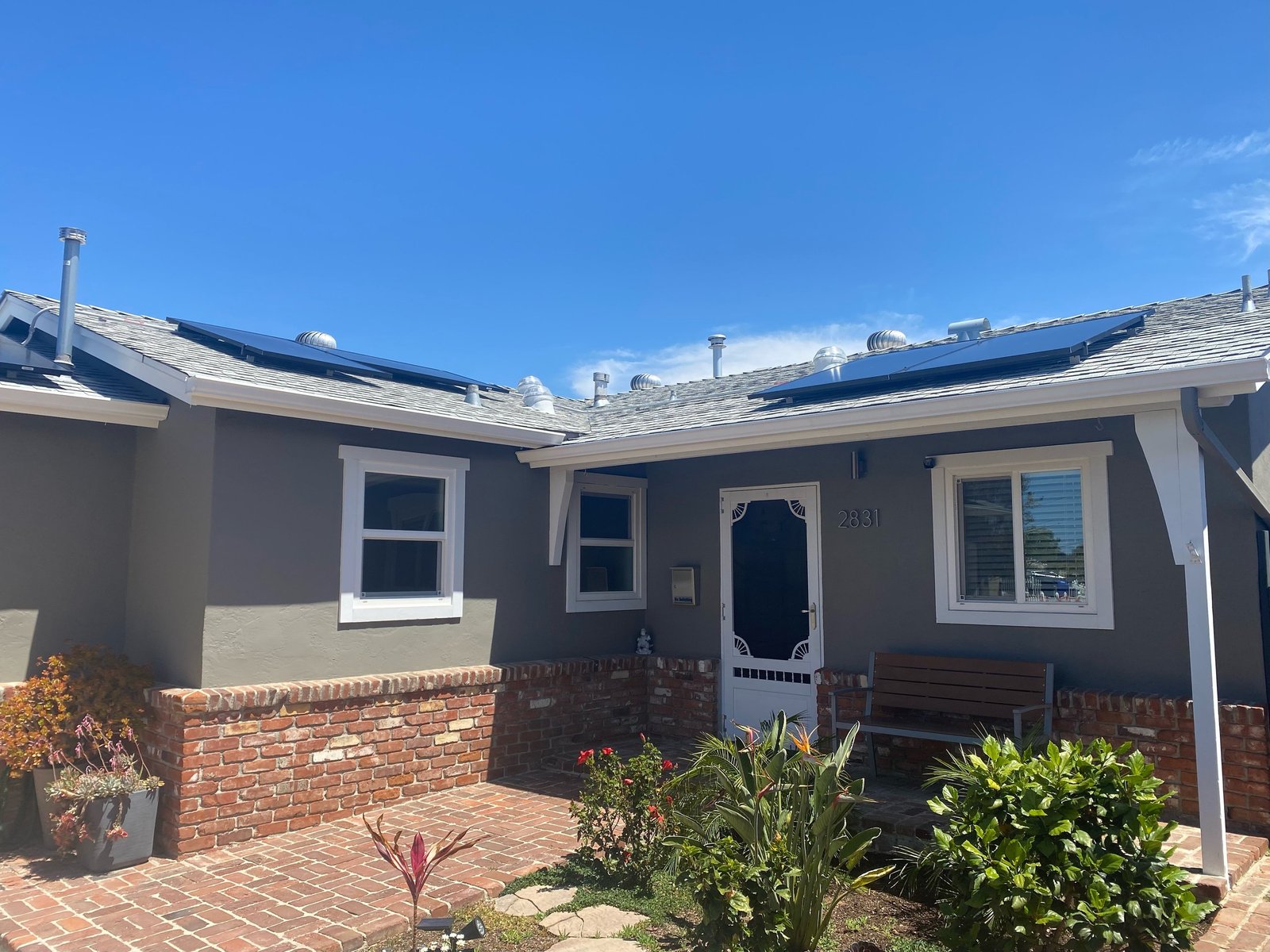 Solar installation work photographed for SunView
